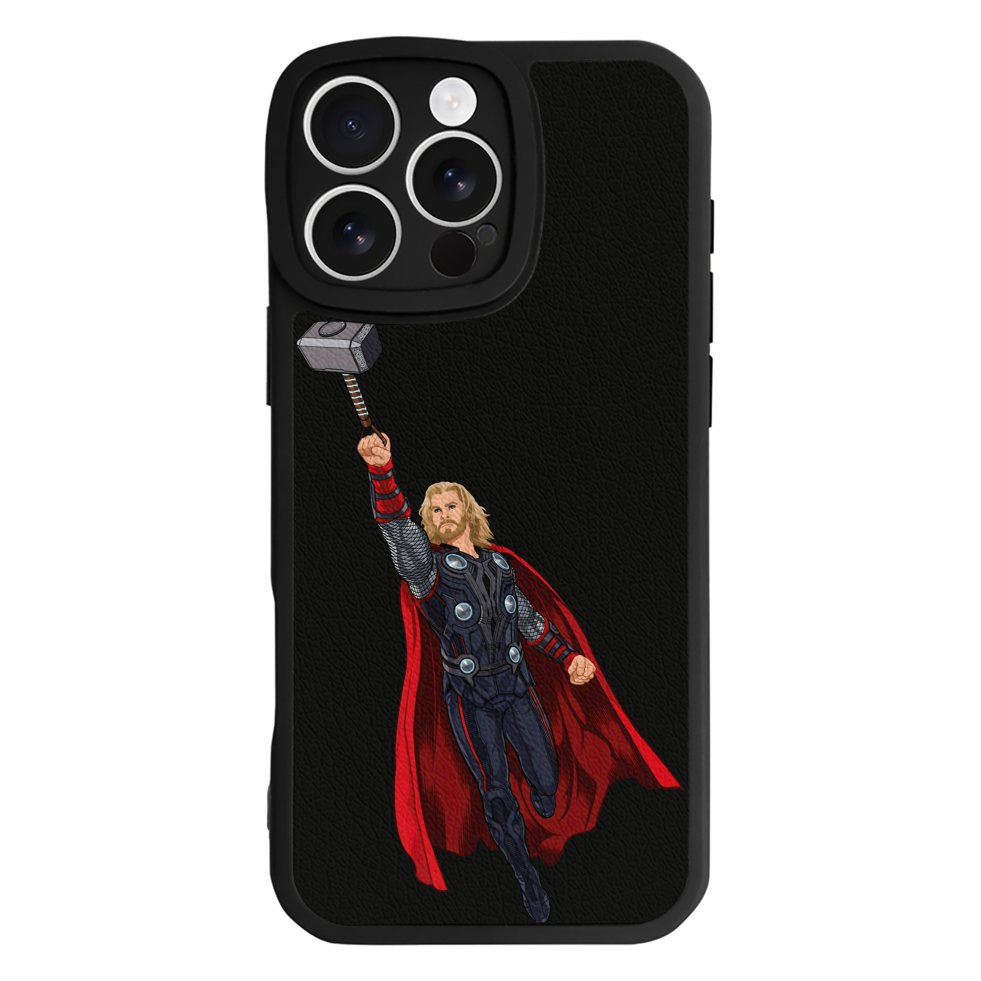 （画像用） アベンジャーズ The Avengers 【iPhone 16シリーズ対応】シリコンスマホケース（レザー調） 材質：シリコン